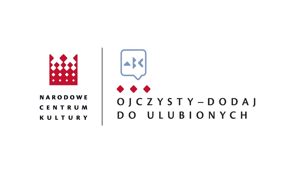 Logo Narodowego Centrum Kultury i programu Ojczysty-dodaj do ulubionych